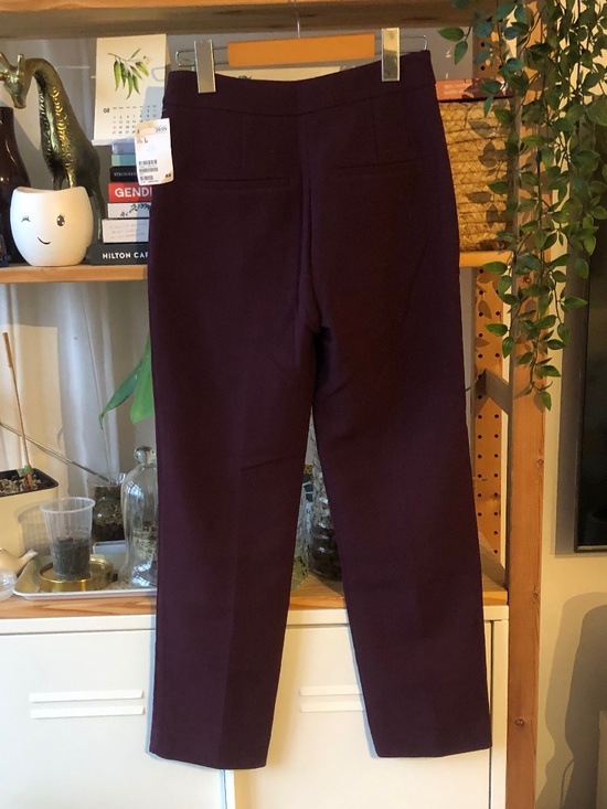 NWT Burgundy Dress Pants. NEW - Picture 5 of 12